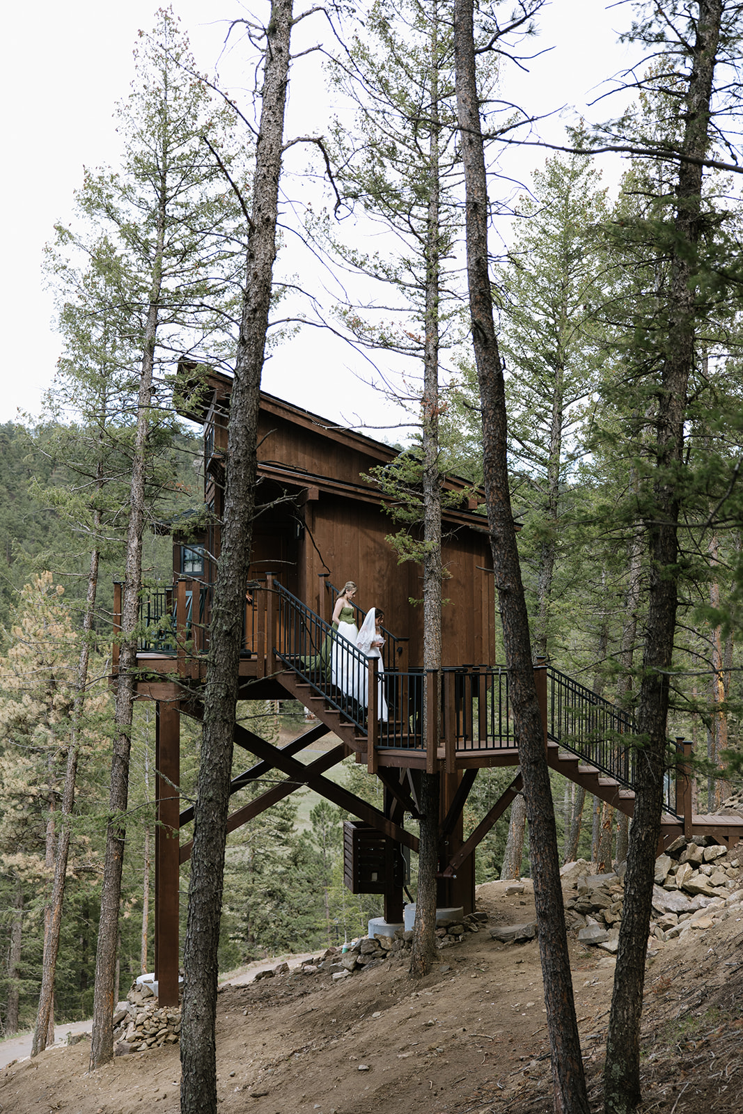 Treehouse Wedding Evergreen Colorado